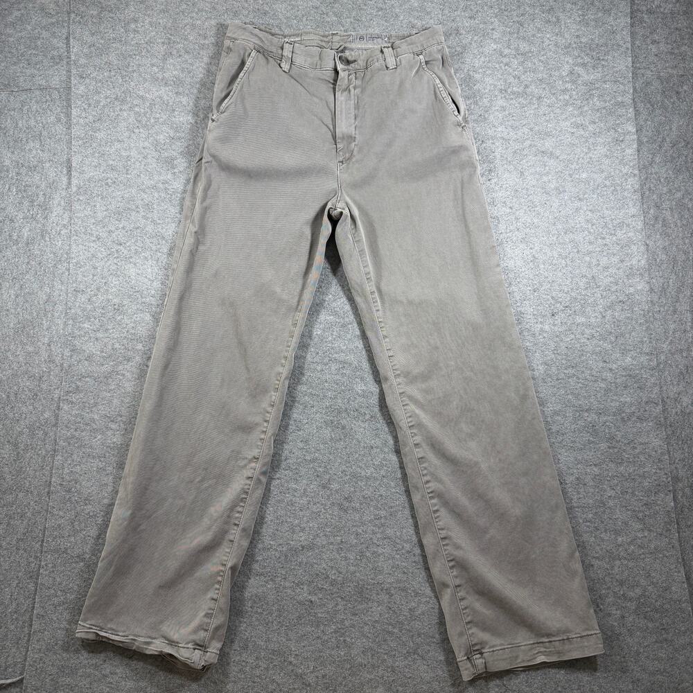 AG Adriano Goldschmied Caden Pants Womens 26 Gray Straight Relaxed Chino